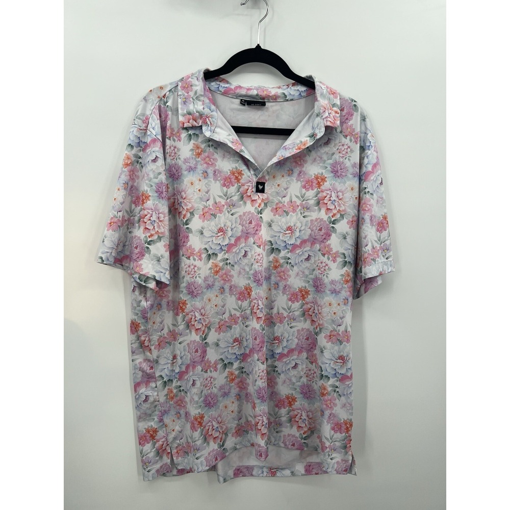 Bad Birdie Polo Shirt Size XL Pink Golf - Pre-owned Men's?